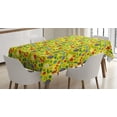 thumbnail image 1 of Ambesonne Nature Tablecloth Rectangular Table Cover, Sketch Grapes Berries, 60"x90", Multicolor, 1 of 3
