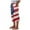 Red, variant on American Flag Women Pants 4th of July Summer Casual Loose High Waist Wide Leg Long Lounge Pant with Pocket(Blue,XL)