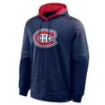 thumbnail image 2 of Men's Fanatics Navy Montreal Canadiens Goaltender Defender Pullover Hoodie, 2 of 3