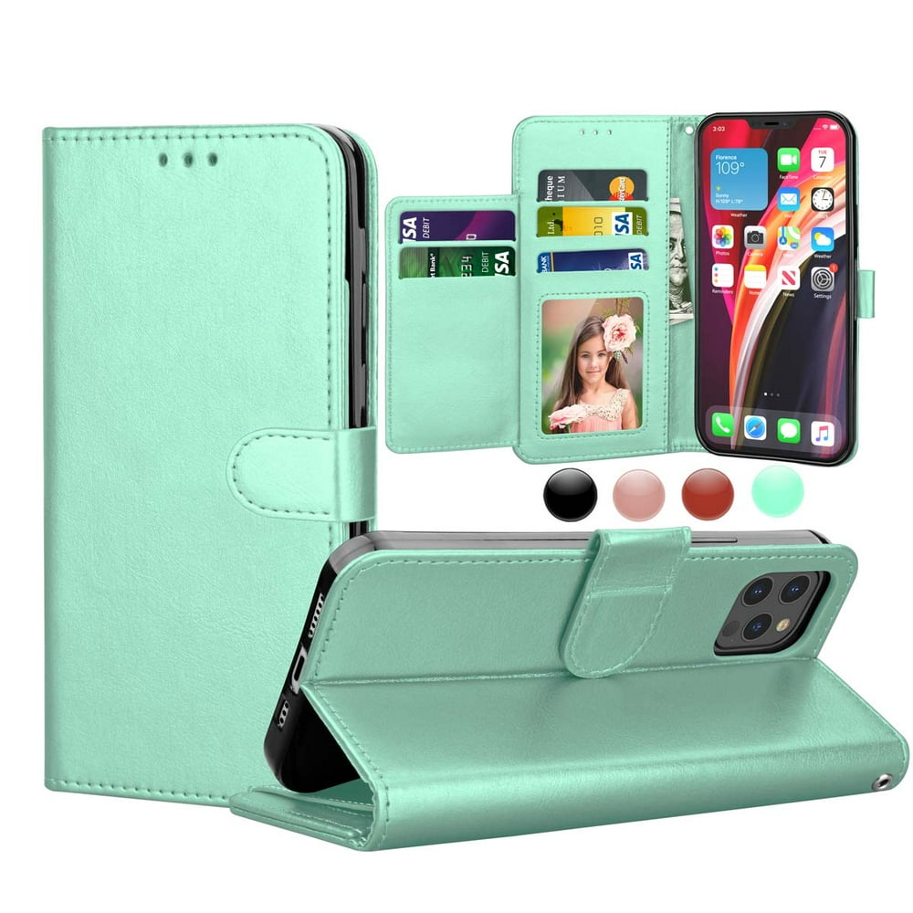 iPhone 12 Pro Max Wallet Case, iPhone 12 Pro Max PU Leather Cases