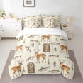 thumbnail image 2 of Castle Fairy Animal Fish Deer Bedding Comforter Set,Fishing Hunting Queen Bedding Sets, 2 of 8