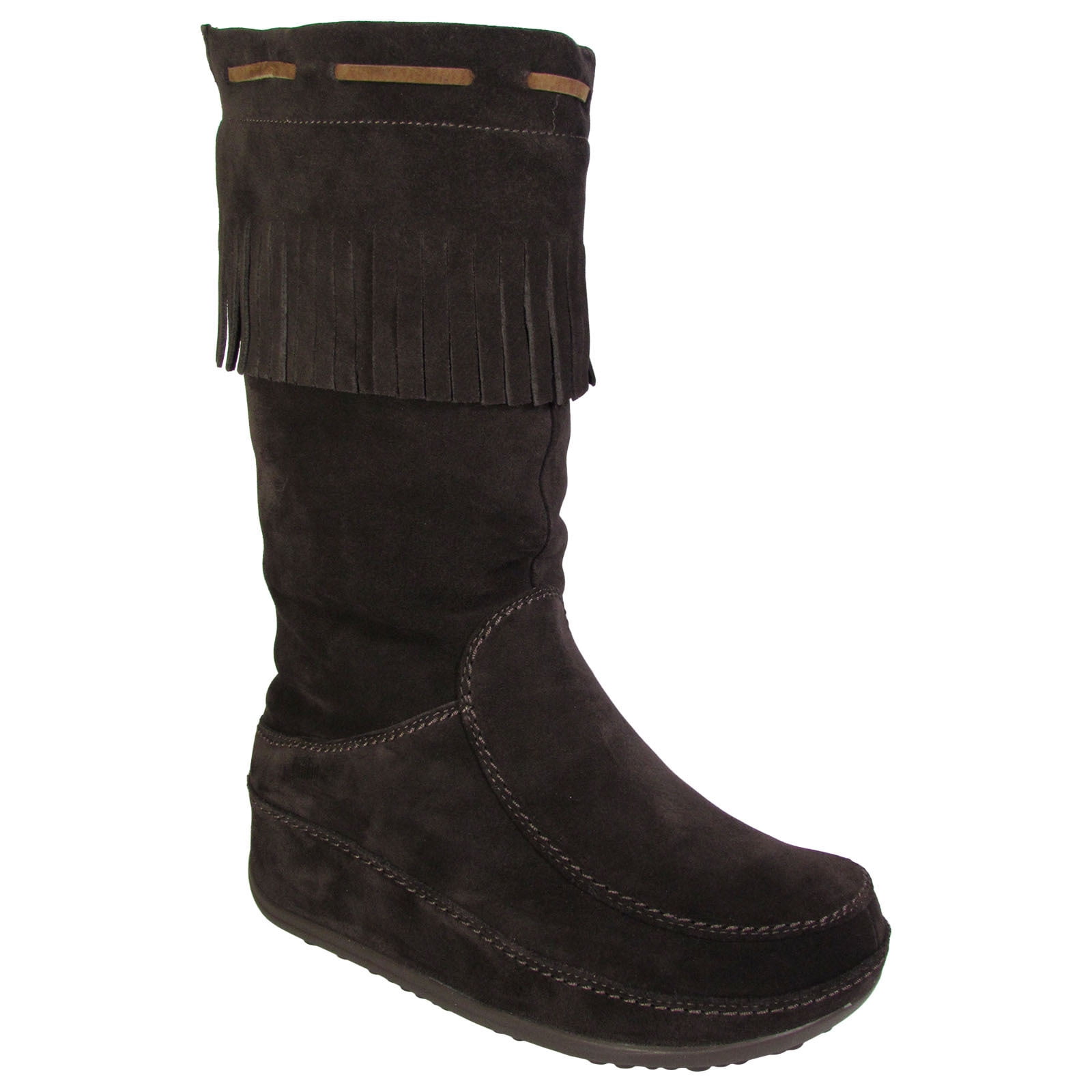 FitFlop - FitFlop Womens Superfringe Mukluk Suede Boots - Walmart.com ...