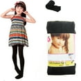 thumbnail image 3 of 6 Pc Girls Kids Black Footed Tights Dance Stockings Pantyhose Ballet Small 1-3, 3 of 4