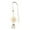 Beige, variant on Pink Camellia Curtain Tiebacks - Soft Fabric Construction, Pearl Tying Cord Design, Adjustable Length, Durable Curtain Accessory for Home & Living Room, Sheer Curtain Decor, Pink, 1pc