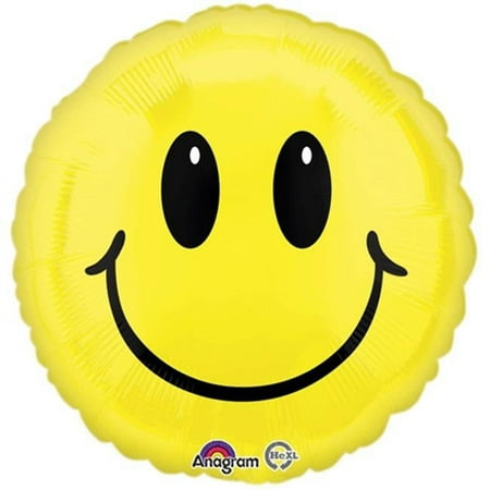 Loftus International 28 in. Smiley Face HX Party Balloon - Assorted - 28in.