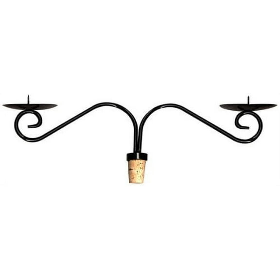 National Artcraft® Wine Bottle Candelabra Candle Holder fits Standard Wine Bottles (Pkg/1)