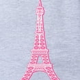 thumbnail image 2 of CafePress - EIFFEL TOWER PINK - Cute Infant Baby Football Bodysuit, 2 of 3