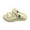 Khaki, variant on Kids Cloud Slippers Quick Drying Hook Loop Back Strap Slip on Flat Slides Sandals Summer Casual Beach Slippers