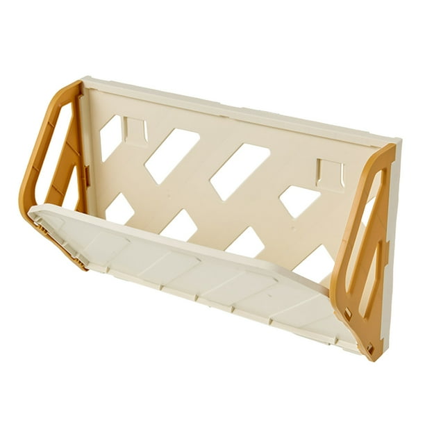 Zapatero plegable de pared de 1 pieza con gancho adhesivo, instalación sin taladros, organizador de almacenamiento para zapatos y otros artículos JASKFLY