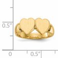 thumbnail image 5 of 14K Yellow Gold Signet Ring Size 6, 5 of 6