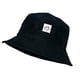 thumbnail image 2 of Sombrero de pescador de algodón unisex, plegable, para senderismo, acampada, viajes, pesca, 56-58 cm, color negro, 2 of 7