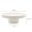 white L, variant on Niceminiwall Acrylic Round Storage Tray Tea Food Dishes Drink Platter Decorative Tray black L
