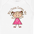 thumbnail image 4 of Inktastic My Oma Loves Me Granddaughter Girls Baby Bodysuit, 4 of 5
