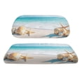 thumbnail image 2 of Pzuqiu Beach Shell Sky Golf Seat Cover Soft, Easy Installation Golf Cart Seat Covers Fit for Golf Cart Bench Seat, 2 of 10