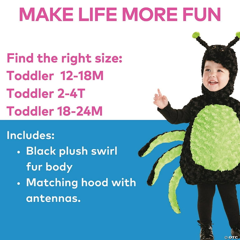 Underwraps Kid's Toddler's Plush Pea In The Pod Belly