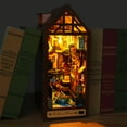 thumbnail image 4 of AMERTEER Kit Coin Livre DIY, Kit Maison DIY, Kit de Construction de Modèle avec Lumière LED, Cadeau Parfait et Objets de Collection, 4 of 10