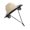 Khaki, variant on Constantly Comfort Sun Hat Removable Fan USB Solar Charging Strong Draft Ventilated Fabric for City Walking and Travel