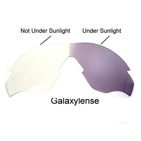 Galaxy Replacement Lenses for Oakley M2 Frame Photochromic Transition Change To Darker Grey Color 