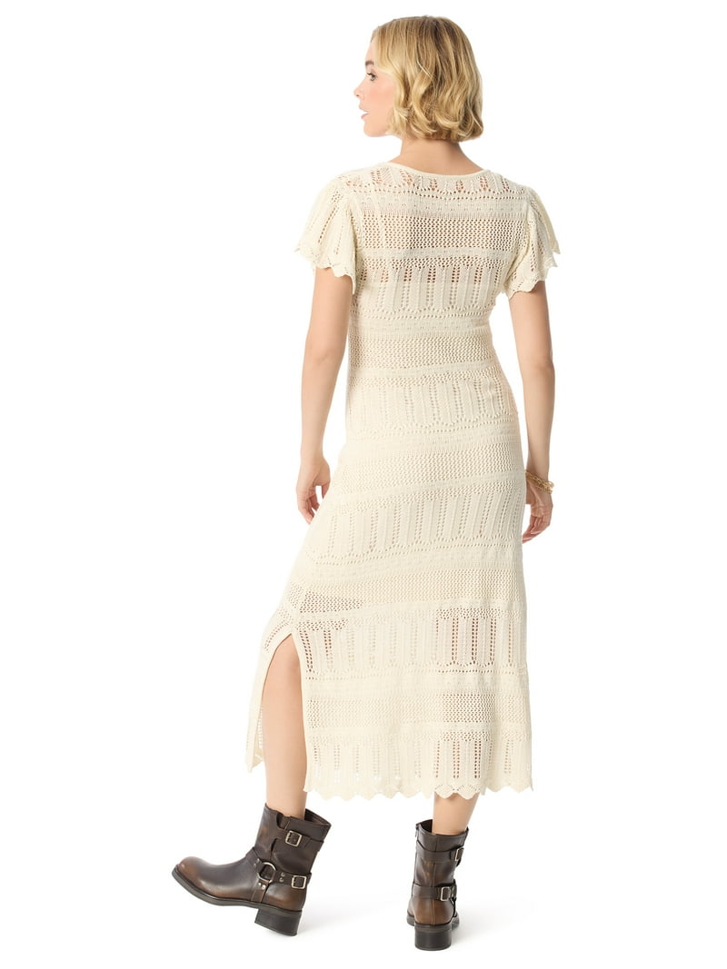 Jessica Simpson Women's and Women's Plus Trinity Crochet Dress