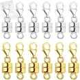 thumbnail image 6 of Monebena Magnetic Necklace Clasps with Lobster Clasp,14K Gold and Silver Magnetic Jewelry Clasps for Necklaces Extender Magnetic Clasp Bracelet Closures, 6 of 7