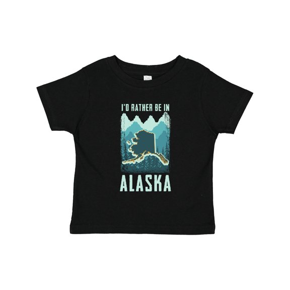 Inktastic Alaskan Rather Be in Alaska Boys or Girls Toddler T-Shirt