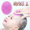 thumbnail image 2 of JGAIUMG Soft Silicone Baby Cradle Cap Brush, Gentle Scalp Scrubber for Exfoliating and Massaging, Practical Shampoo Brush for Baby Scalp Care and Daily Body Care, 2 of 9