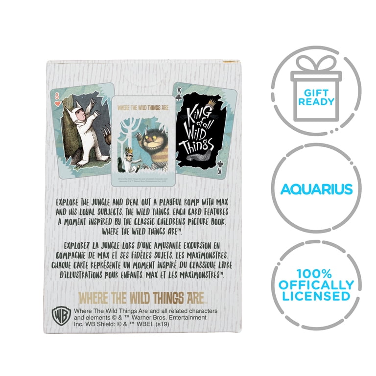 WHERE THE WILD THINGS ARE デッキ Where the Wild Things Are Playing Cards - Walmart.com
