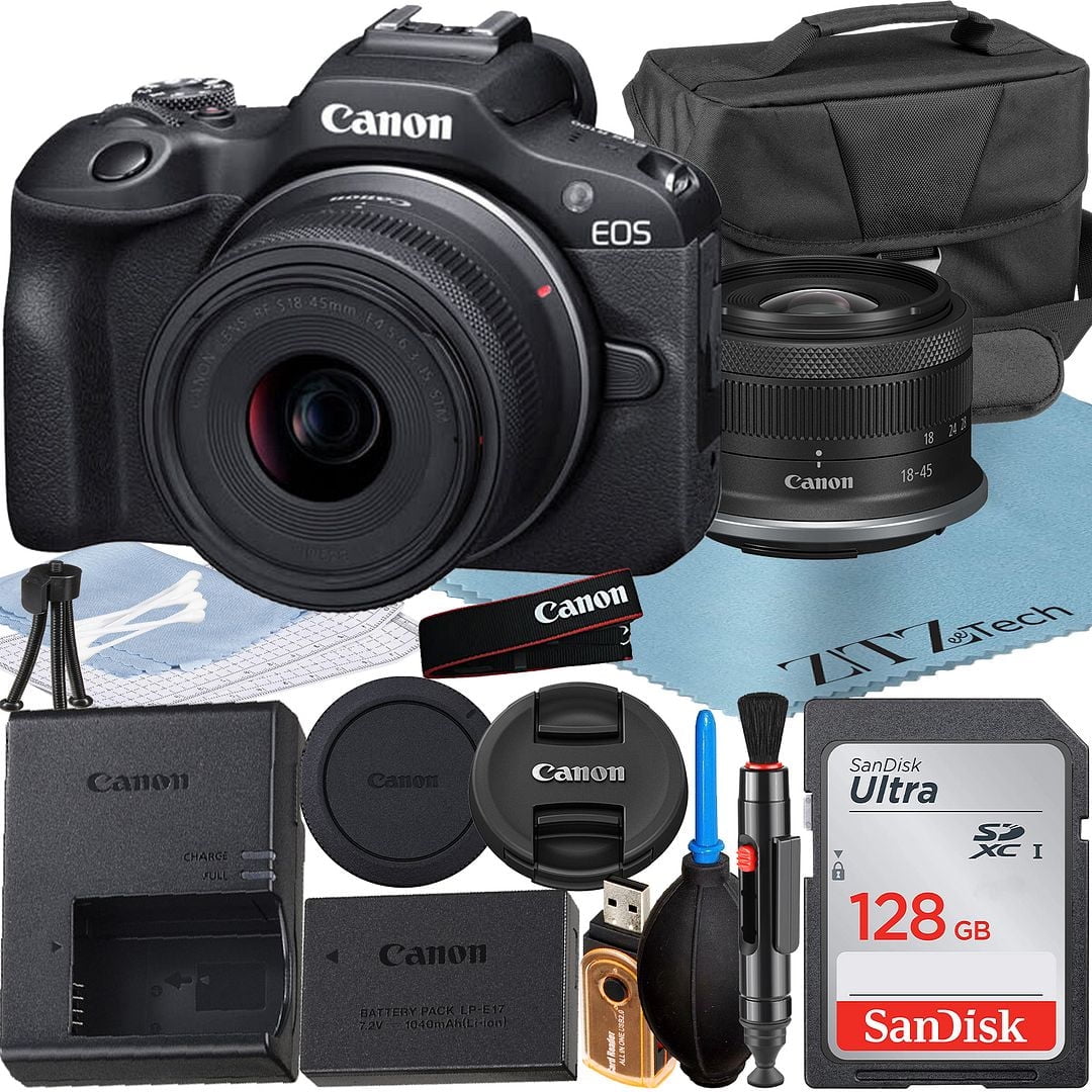 Free Shipping! Canon EOS R100 Mirrorless Camera with RF-S 18