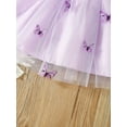 thumbnail image 6 of GXFC Infant Girls Summer 3D Butterfly Dress Newborn Girls Fly Sleeve Sling Tulle Princess Dress Casual One Piece Dress for Beach Party 6-24M, 6 of 9