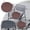 B, variant on Round Outdoor Chair Cushion for Patio Furniture with Removable Machine Washable Cover and Design