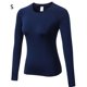 thumbnail image 5 of Guardurnaity Camiseta con cuello redondo, ropa interior térmica básica, camisetas cálidas de manga larga, camiseta transpirable, ropa térmica Prendas para la parte del cuerpo Azul oscuro S, 5 of 6