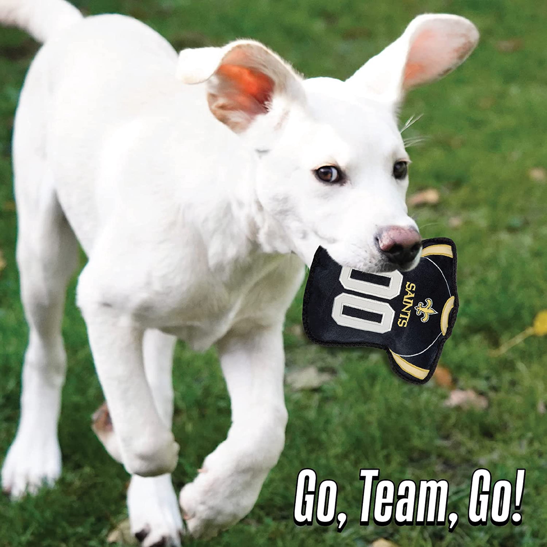 NFL Tough Jersey Pet Dog Toy Premium Quality with Built-in Squeaker Chew Toy
