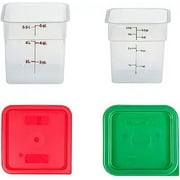 Ozuaz Containers With Lids - 4 Quart and 6 Quart Food Storage Set - 2 Pack