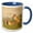 Blue/White, variant on 3drose, Swift Fox at Den Burrow, Pawnee Grasslands, Colorado - Us06 Ldi0012 - Larry Ditto, 15oz Mug