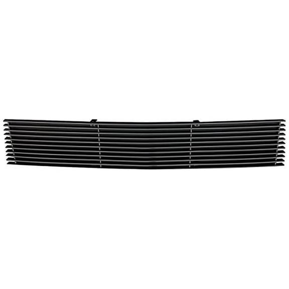 TRex Grilles 25027B Horizontal Aluminum Black Finish Billet Bumper Grille Overlay for Chevrolet Camaro RS