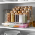 thumbnail image 7 of Mainstays Clear 4 Tier Spice Rack With Drawer, Ideal for Kitchen Storage and Organization of Spices ansd Countertop Spice Display, Added Drawer for Organization and Storage, 7 of 7