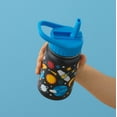 thumbnail image 4 of JoyJolt Kids Water Bottle with Straw Lid, 12oz Stainless Steel Reusable Tumbler for Toddlers, Girls, Boys, or Teen, Vacuum Insulated Water Bottle for School, Travel, and Outdoors, Leakproof, Black, 4 of 9
