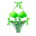 thumbnail image 3 of kamemir Women Swimsuits Tankinis Swimsuit For Women Two-Piece Swimwear(Green,M), 3 of 6