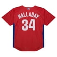 thumbnail image 3 of Men's Mitchell & Ness Roy Halladay Red Philadelphia Phillies Cooperstown Collection 2010 Batting Practice Jersey, 3 of 6