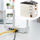 thumbnail image 5 of Caja de almacenamiento para enrutador, soporte para cable, caja de regleta decorativa multifuncional Tres capas, 5 of 7
