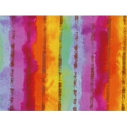 Pack of 1, Rainbow Stripe Gift Wrap 24" x 417' Gift Wrap Half Ream Roll for Holiday, Party, Kids' Birthday, Wedding & Special Occasion Packaging