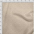 thumbnail image 4 of oneOone Velvet Light Beige Fabric Christmas Quilting Supplies Print Sewing Fabric By The Yard 58 Inch Wide, 4 of 5