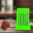 thumbnail image 2 of Xihbxyly Máquina para Hacer Brochetas de Barbacoa, Cortador de Carne de Material Abs, 49 Brochetas En Segundos, Fácil de Usar y Limpiar, Brochetas para Carne, Frutas y Verduras, Juego de Herramientas, 2 of 7