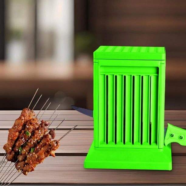 Utensilios de cocina HWRETIE Brochetas multiusos para barbacoa,carne de cordero,herramientas para asar,brochetas para barbacoa domésticas,aparato eficiente para cocinar al aire libre