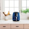 thumbnail image 4 of Ninja Air Fryer, 4-Qt Capacity, Non-Stick, Air Fry, Roast, Reheat, Dehydrate, Navy Blue, AF100CNV, 4 of 5