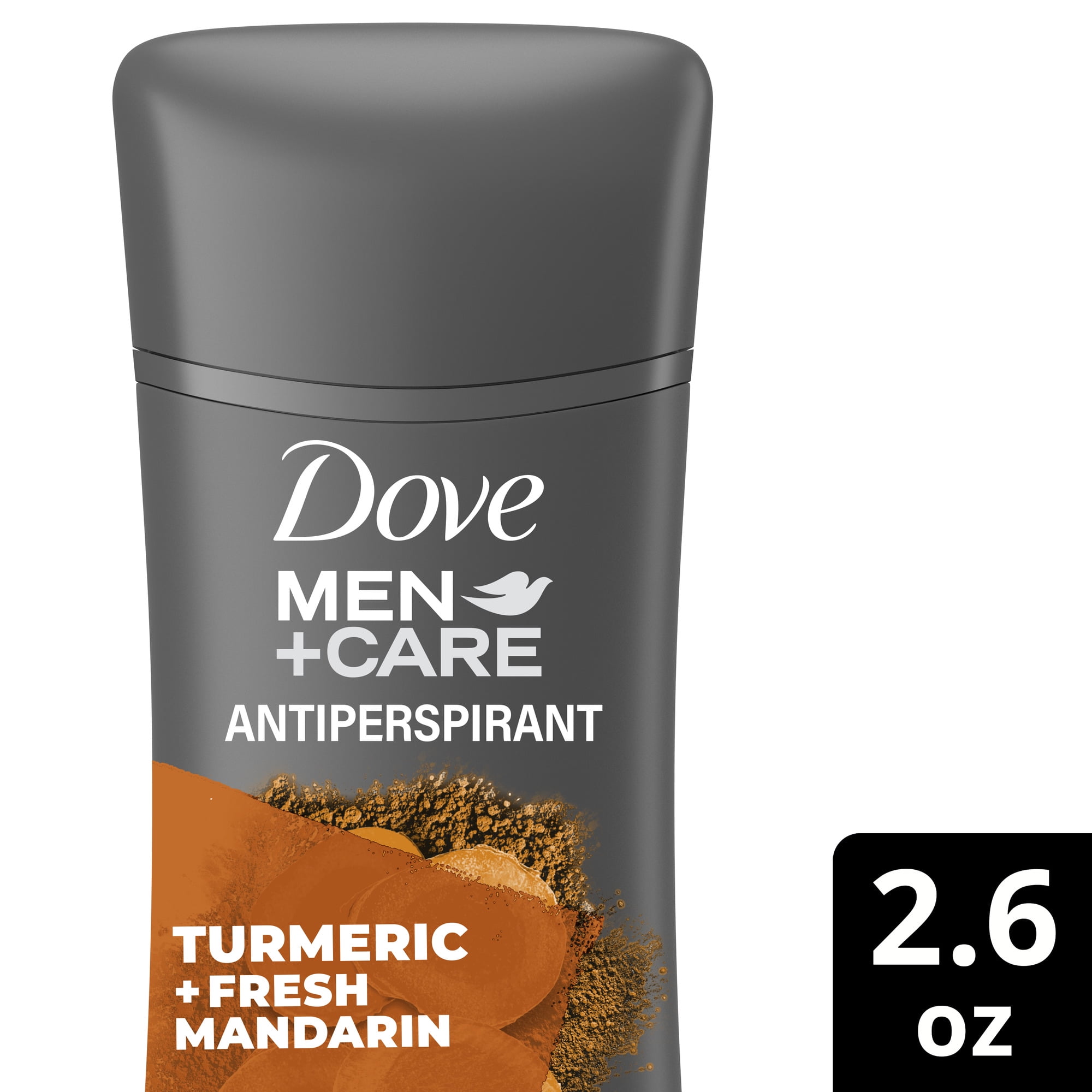 Dove Men+Care Antiperspirant Deodorant Turmeric & Fresh Mandarin Natural Inspired Deodorant for Men 2.6oz
