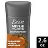 Dove Men+Care Antiperspirant Turmeric & Fresh Mandarin, 2.6oz