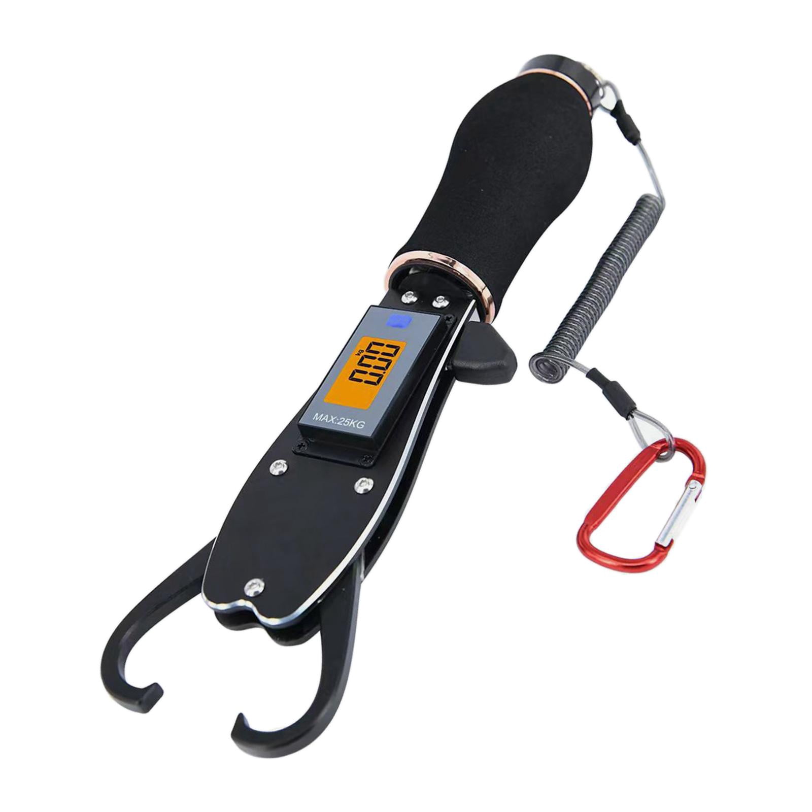Fish Gripper for Fishing, Fish Holder with Electronic Scale, Fishing Gear Gift, Fish Control Tackle, Fish Lip Grip Tool, Fish Lip Grabber