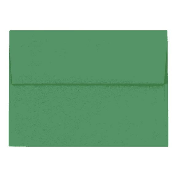 LUXPaper A4 Invitation Envelopes, 4 1/4 x 6 1/4, 80 lb. Holiday Green, 500 Pack