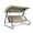 Khaki, variant on Outdoor Swing Canopy Replacement Cover 76.77 x 48.43 x 8.66 Inch, Waterproof Sun Shade Top for 3 Seater Garden Swing, Heavy Duty Easy Install Fits Most Metal Frame Patio Swings, Outdoor Living, Grey